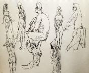 1-Minute Figure Drawing 09/14/2021 from foto bugil cewek jilbab kerudung wanita bugil 1 jpg