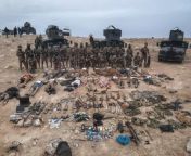 Iraqi counter-terrorism service operators, standing over bodies of dead ISIS members and their equipment, after their location was uncovered in south of Mosul by Iraqi Intelligence, it took 48 hours of firefight for the inevitable victory, 42 IS fightersfrom iraqi pussyboobs