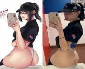 Let&#39;s do a hentai vs real life battle. Where one person only sends hentai and the other one only real life porn. Let&#39;s settle which one is superior. DM with which one you wanna represent from toca life porn