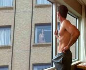 Nude girl flashes neighbor from her window giving him a huge boner from client filmed giving whore a huge bukkake