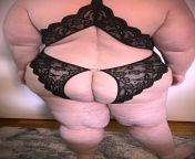 I know you like my bbw ass in this crotchless lingerie. from indaies bbw