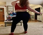 Wife wanted to dance in the living room, just leggings, bra, and heels but she doesnt think shes sexy... prove her wrong! from nadia dance in bra xxx