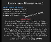 Lacey Jane OnlyFans Review (Submitted) from ayyyejae aliza jane onlyfans
