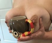 They say the perfect Rack fits nicely in a wine goblet. Harry cant even find a spell to make the juggs fit in a Huge Ass Mug!?? from latina sex in bedroom huge ass