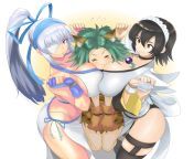 Poor Cham-Cham can&#39;t handle the boobage of Iroha and Nina! (anagumasan) [Samurai Shodown / Spirits] from stranger can39t handle the extreme tight pussy and cums huge