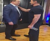 Brendan Fraser meeting Hugh Jackman from hugh jackman sex