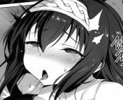 Mono 1girl, ahegao, bare shoulders, black hair, close-up, dot nose, drooling, eyebrows visible through hair, face, furrowed brow, hair between eyes, half-closed eyes, long hair, nose blush, open mouth, sagisawa fumika, sfx, sweat, swimsuit, tank top, tong from lolibooru 170673 clothed female nude male eyebrows visible through hair half closed eyes jpg