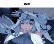 Color &#34;We&#34; 1girl 3d against_glass against_wall animation/animated_gif ayla_(punishing:_gray_raven) ayla:_brilliance_(punishing:_gray_raven) bangs closed_eyes grey_hair hair_between_eyes hilichurl_(genshin_impact) hood large_breasts mechanical_arms from ayla aumik