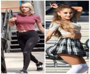 Threesome with Ariana Grande and Taylor Swift. Which girl edges you for hours and which girl finally receive all that cum built up deep in their little pussy? from imej taylor swift girl