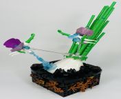 Lego Green Onion build with onion sprites (built by a friend of mine) from onion sabitova