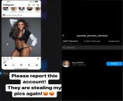 Justbrandi_ Why does B have access to the fake account she keeps begging people to report, but she doesn&#39;t follow it? And why is the photographer from the photoshoot following the fake account? from acaters meena nedu fake