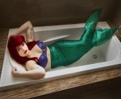 [self] bathtub Ariel, the little mermaid cosplay! from arknights cosplay