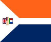 Modern South African Flag mixed into the old South African Flag from old women african