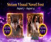 Treasure of Nadia is on Steam Visual Novel Festival! from 18 all nadia