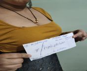 Hai guys today i will upload a pic with the name of one lucky [f]ollower (holding a paper with my hands like below pic ?) who give good ideas to upload a pic of mine no nudes. Also planning to meet one guy today nyt near gachibowli. from choot pic of seeta ramula