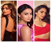Who is the real queen of Bollywood in terms of success &amp; hotness? (Deepika, Alia, Kiara) from bollywood in anuska sarma