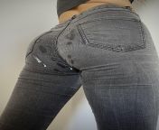 Tight ass white cum black jeans from hot tight all world yoga gand jeans girl bf