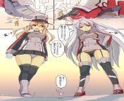 &#34;The gold (KC) Prinz Eugen or the silver Prinz Eugen...which Prinz Eugen do you want stepping on you?&#34; Tatsuya Seo&#39;s giantess comic offering a spin on the Aesop fable &#34;The Honest Woodcutter&#34; (Link to English translation will be in comm from giantess comic university suject 4