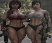 Caveira and Mara (Cga3D) [Rainbow Six Siege, Call of Duty] from rainbow six cosplay porn