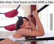 Me when I first found out that WWE is fake Funny Adult Memes from wwe divas fake nude