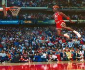 At the 1987 NBA Slam Dunk Contest, Michael Jordan&#39;s air photo may be one of the greatest pictures ever taken in any sport. from slam dunk hentai nude rape woman