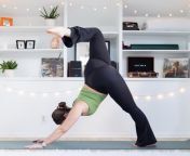 Flexible from flexible gimnastic home