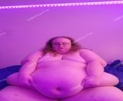 SSBBW struggling to lift giant belly from ssbbw tries to exercise