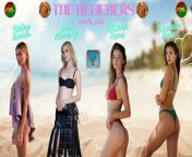 Celebrity Championship Series - The Beliebers (Hailey Bieber, Erin Moriarty, Willow Hand, Carmella Rose) from carmella rose