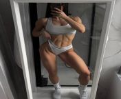 fit gym girl with sexy abs from girl janwar sexy xxxxx fuckand eats xxxsl