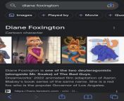 &#123;image&#125; I propose we make Diane Foxington the new mascot of vore. She has a vore photo as a first result on a google search. from circus of vore