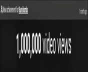 Our channel on Xvideos has reached over 1 million views! THANK YOU! from xxx marwadi rape videoivya bharti photo hddharmapuri sivaraj xvideos sex planet tv showindian 12 old girl sexsanileon videoবাংলাদেশী নাযকা