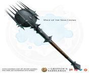 &#123;The Griffon&#39;s Saddlebag&#125; Mace of the Iron Crown &#124; Weapon (mace) from steel mace beginner