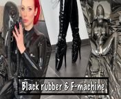 Wearing full black rubber and ballet boots for a little walk in the kitchen. Than I move to the bed room where the F-machine is taking me to rubber paradise while Im cumming over and over again from hindi me full sex action and japan full muvi