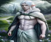 (M4A) I am stumble into your village looking to trade and looking for a apothecary this would be the first time anyone in village saw an elf from bathing in village