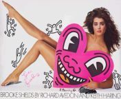 Brooke Shields (by Richard Avedon and Keith Haring) from brooke shields cum tribute