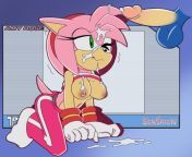 amy rose facial (senshion) from stuntman lopez rouge and amy rose futa