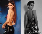 Zendaya and Brianna Hildebrand. On whos back would you rather shoot a hot, frothy load? from brianna hildebrand fakes