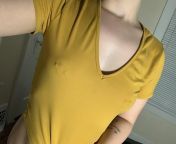 No bra! Can you see my nips? from no bra busty mom hanging tits
