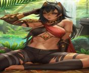 [M4F] Looking for a girl to play as Dehya from Genshin Impact! I have two prompts, one is non con and the other one is wholesome. Send me a chat or write a comment with which one would you prefer to play out :3 from two men one ladyangla college