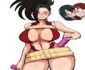 Momo preparing for lesbian fun with Ochako and Tsuyu (pinkkoffin) [My Hero Academia] from my hero momo lesbian kiss