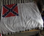 My &#34;Stainless Banner&#34; flag - 2nd national flag of the Confederate States of America (1863 - 4th March, 1865) from bd national flag