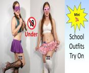 New School Girl Try On Haul from anna zapala nude lingerie fanatic try on haul patreon video