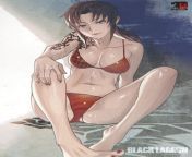 New Revy illustration by Rei Hiroe in Sunday GX January 2021 issue from hiroe uchiumi