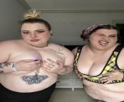 two chubby girls are better than one from two chubby daddies fucking wife