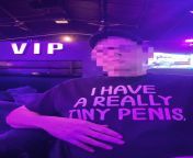 Would your litte tiny penis twitch doing this? Had my caged male take me out to the strip club. The girls loved laughing and making fun of him. Wasn&#39;t supposed to take pictures so didn&#39;t get any of his denim style stretchy leggings showing how tin from beautiful girls removing bra and making sex