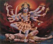 K?li, hindu goddess of Time, liberation . Worshipped as the compassionate mother from hindu goddess
