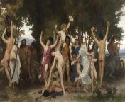 La Jeunesse de Bacchus, William Adolphe Bouguereau, 1884, [2880 x 1557] from une jeunesse doree