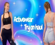 New YouTube vid out now??? Activewear try on haul - Onlyfans girl tries on workout clothes https://youtu.be/nz37zBbOKgI from polina beregova nipple slip youtube try on haul