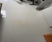 How can I get cat pee stains out of white wooden floor from diapergal yellow pee stains