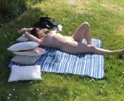 Wife50. Lying naked on holiday. Basking in her glory on full frontal Friday. from naked kids holiday photos